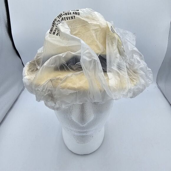 Men’s Milani Hat Designed in Italy 100% Straw Fedora Hat Size L/xl - Picture 2 of 7